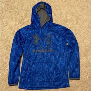 Youth size XL Blue digital camo under armor